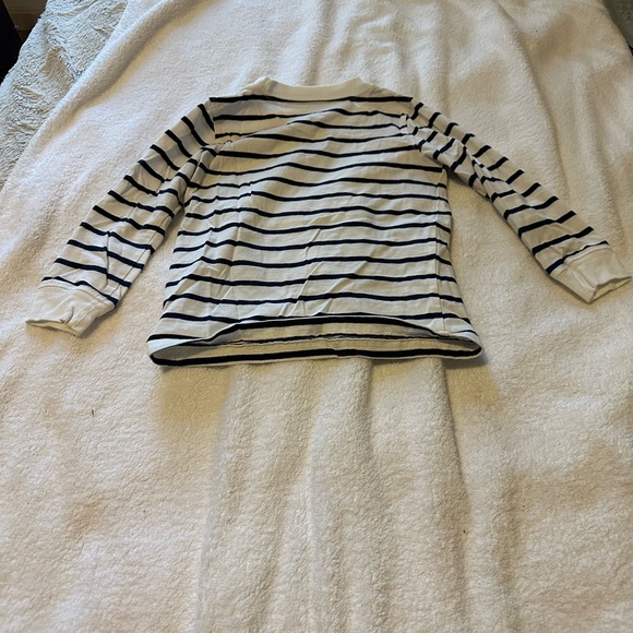 Carter's boys dinosaur shirt 3T blue striped 100% cotton - Picture 4 of 4